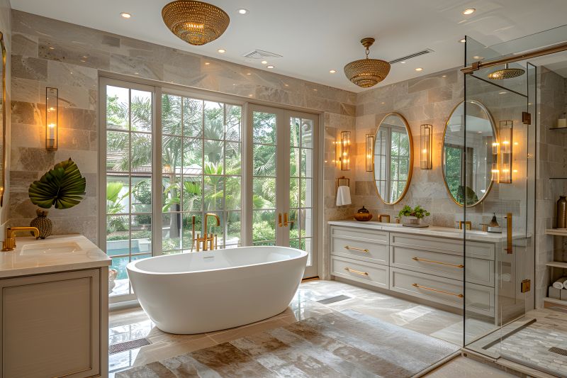 Spa-style Freestanding Tub